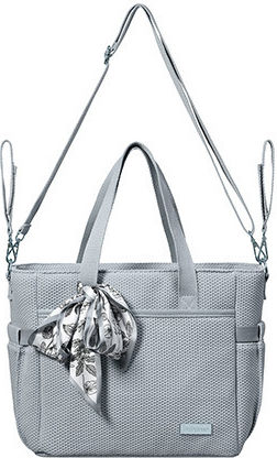 Babyono Baby Changing Bag Shoulder/Handbag Carmen Gray 30x26x16cm
