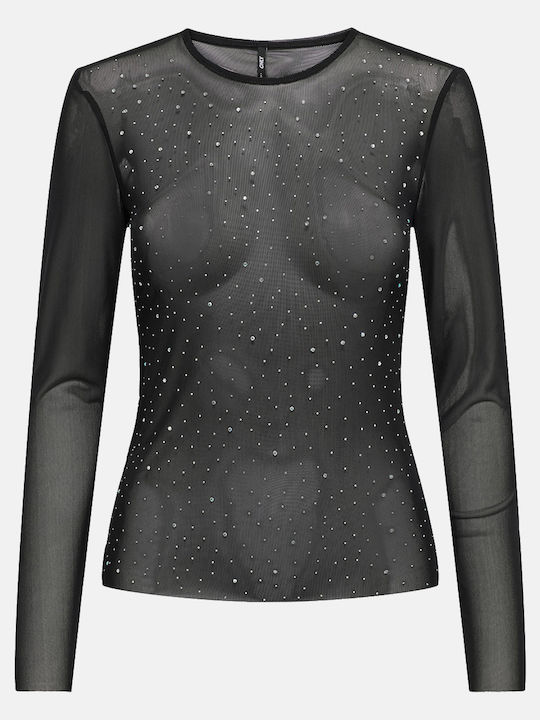 Women's Blouse Long Sleeve Black