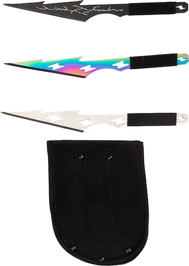 Set 3 Bucăți Cuțite De Aruncat Multicolore