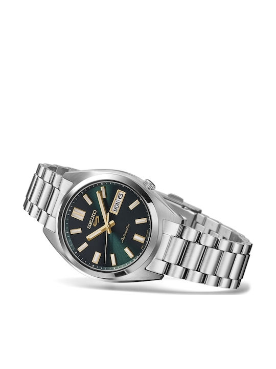 Snxs Series Men's Watch 37.4mm Automatic with Silver Metal Bracelet