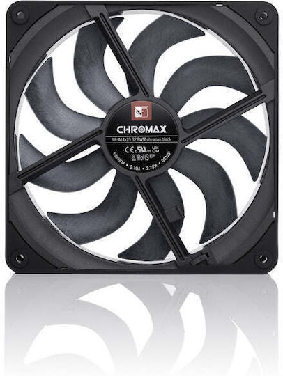 Noctua NF-A14x25 G2 PWM Case Fan 140mm (1500rpm / 91.58cfm) Χωρίς Led Φωτισμό και Σύνδεση 4-Pin chromax.Black