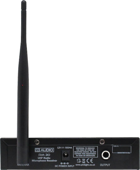 W-Audio RM 30 UHF Handheld Radio (863.1Mhz) Set Wireless Microphone Handmade for Vocals