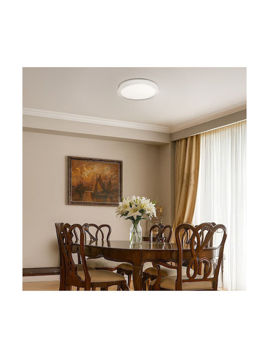 Eko Light Πλαφονιέρα Οροφής με Ενσωματωμένο LED