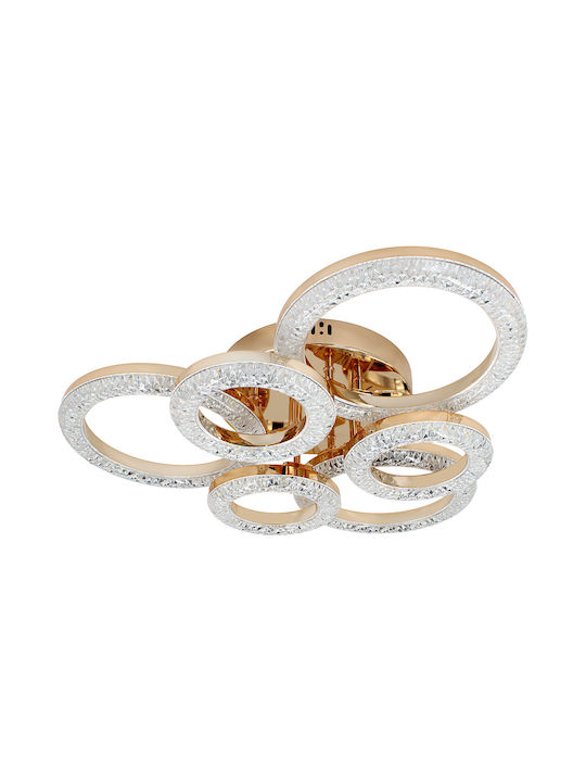 Keskor Ceiling Mount Light 60cm Gold with Integrated LED