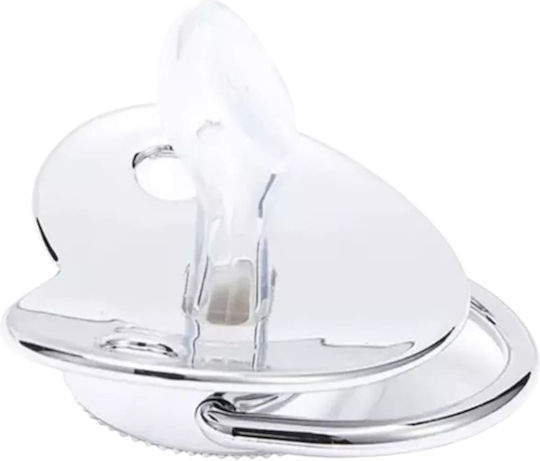 Queen Mother Suzetă Din Silicon Argintie Silver Gem Pentru 0+ Luni