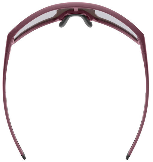 Uvex Cycling Glasses with Pink Frame and Multicolour Lenses