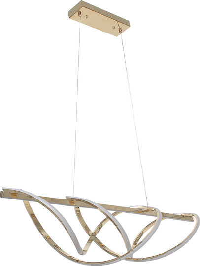 Keskor Pendant Light Gold 100x23x23cm
