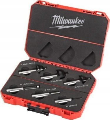 Фрези За Дърво Milwaukee 12mm 6 Броя