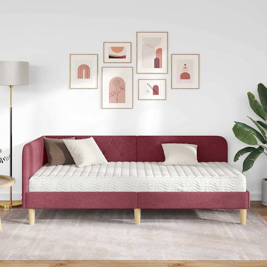 Canapea Pat Single cu Saltea 100x200cm Canapea Pat Single cu Saltea 100x200cm