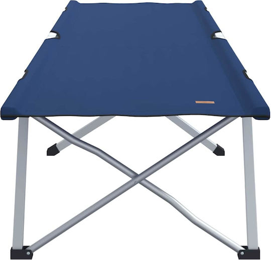 Folding Guest Bed Without Mattress Single Blue Set 2 Pieces 194x62.5x42.5cm
