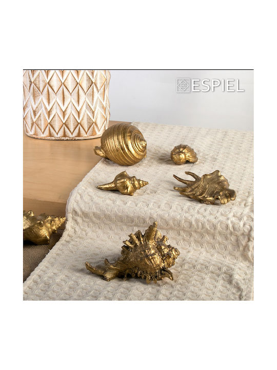 Tischdekoration Muscheln Polyresin Gold Espiel 7x4,2x3cm Mt2733k6 Set 6 Stücke Material Polyresin Gold