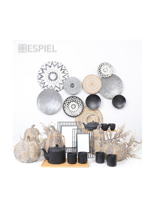 Decorative Tabletop Pumpkin Polyresin Beige Espiel 18x22cm Set 2 Pieces Material Polyresin Beige Espiel Vre211k2