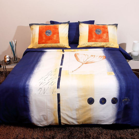 Viopros Tagesdecken Set Blau 220x240cm Viopros Tagesdecken Set Blau 220x240cm