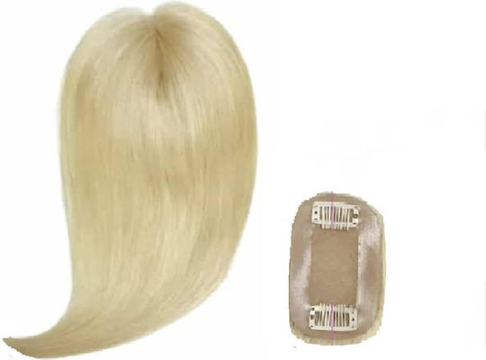 Erweiterung mit Echthaar in Blond Farbe 30.48cm Topper Toupet