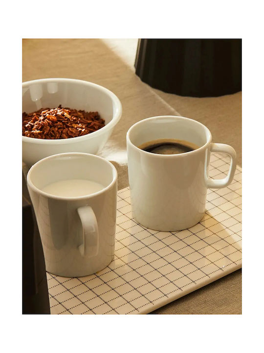 Alessi Becher aus Porzellan Weiß