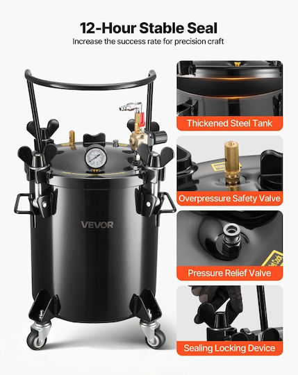 Vevor Пистолет За Боядисване На Въздух 6.4mm