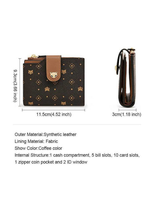 Small Women's Wallet Classic Dark Brown