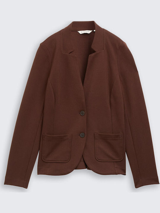 Tom Tailor Blazer pentru femei Sacou Maro