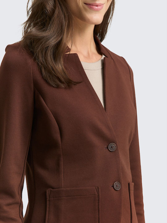 Tom Tailor Blazer pentru femei Sacou Maro