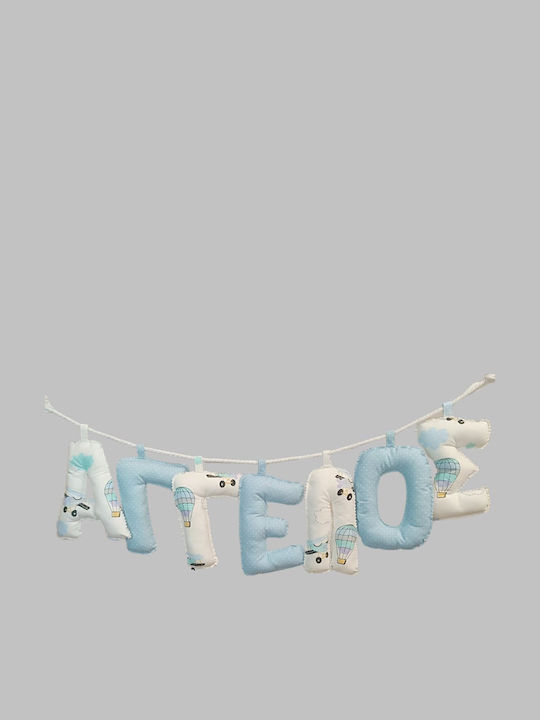 Fabric Name Banner Boy Angel
