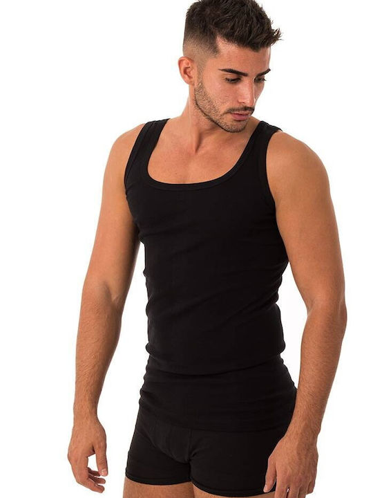Men's Undershirt Sleeveless Black