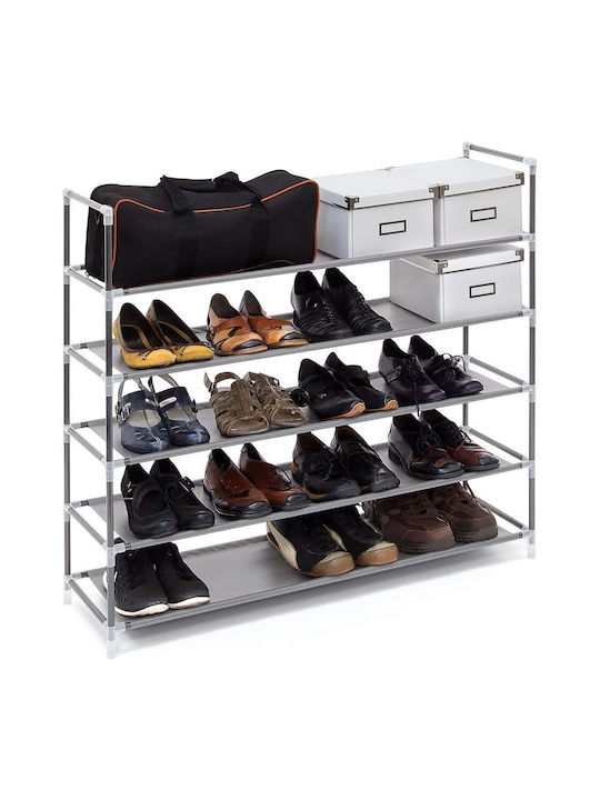 Stoff Schuhschrank 90.5x29.5x87cm