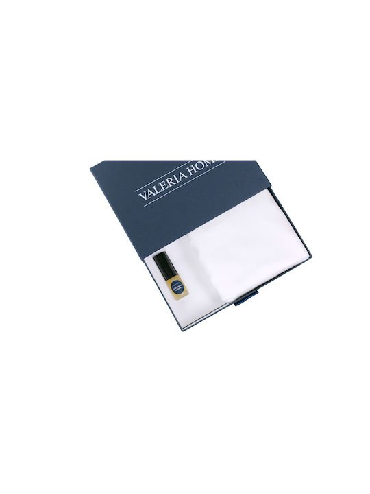 Valeria Home Μαξιλαροθήκη Λευκή 50x60εκ.