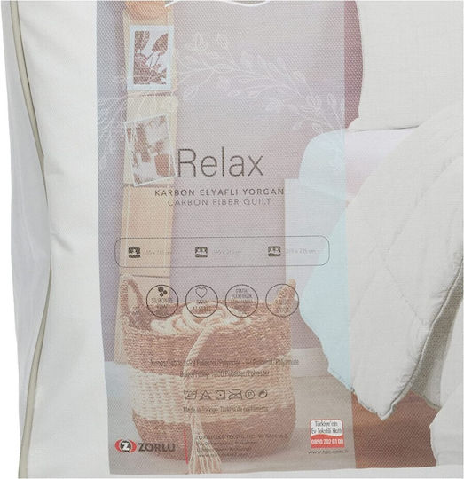 Tac Πάπλωμα Μονό 160x220εκ. White 300 GSM