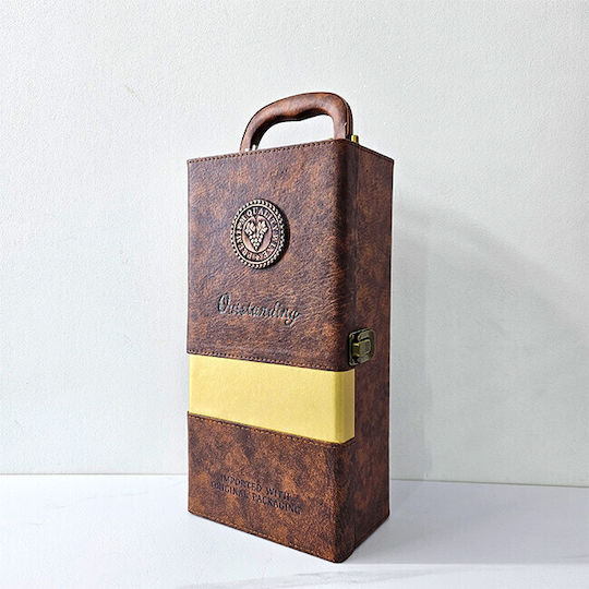 Elegante Eco-Leder-Box Mit Flasche Griff Merlot Pinot Noir Getränke/Wein-Kompositionen 3 Wein-Zubehör