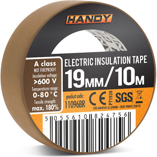 Handy Isolierband 19mm x 10m Braun