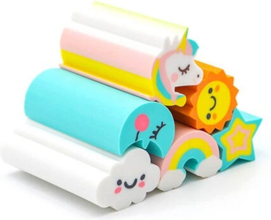 QiHao Eraser Set for Pencil and Pen (Μiscellaneous colours) 1pcs