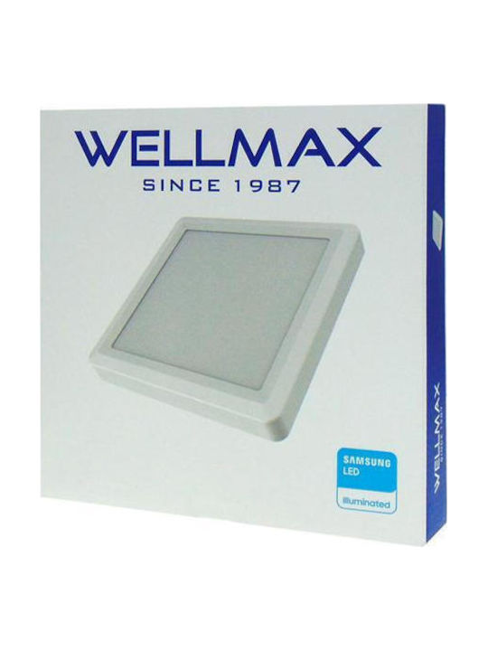 Platz Vertieft LED Panel 18W mit Kaltweiß Licht 6500K