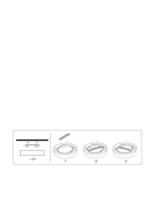 Wellmax Round LED Panel 18W with Cool White Light 6500K 22.5cm Quantity 2