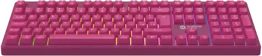 Canyon GKW-2 Gaming Πληκτρολόγιο με RGB φωτισμό (Αγγλικό US)