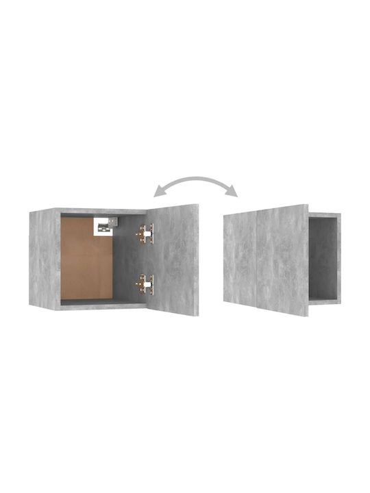 Wand Kremasto Noutlapi Salonio Apo Moiresanida Gray Skyrodematos 30.5x30x30cm