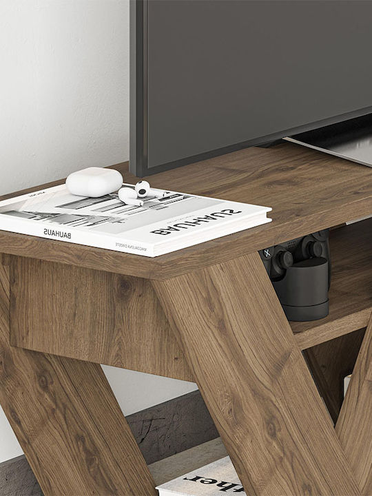 TV Stand Pipralla Light Walnut L110xD30xH40cm