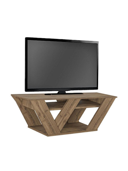 TV Stand Pipralla Light Walnut L110xD30xH40cm
