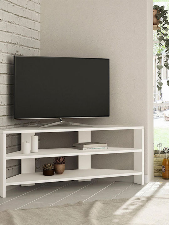 TV Stand Thales White L110xD36xH45cm