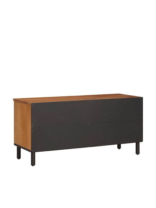 Шкаф за телевизор от Метал & Дърво Acacia Brown Finish Д100xШ33.5xВ46см