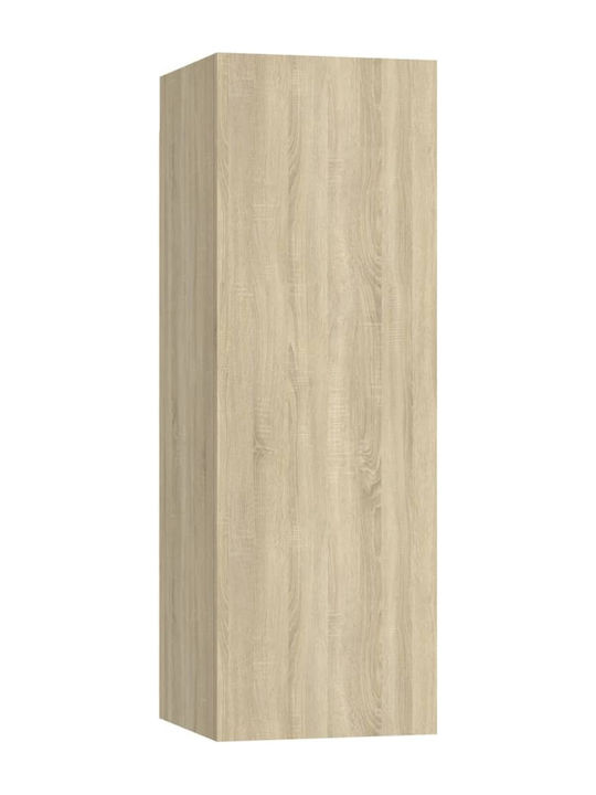 Wall Living Room Cabinet made of Particle Board Sonoma 80x30x30cm