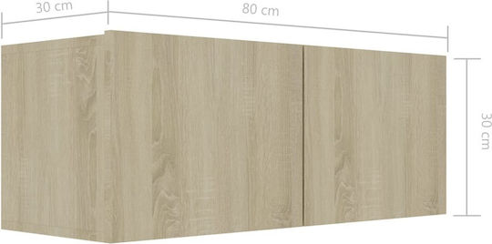 Висулка Шкаф за Дневна от ПДЧ Sonoma 80x30x30см