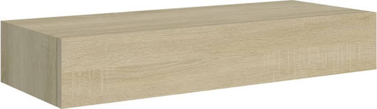 Oak Wall Shelves 2 Pieces 60x23.5x10 cm