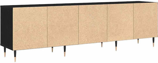 TV-Ständer Schwarze Eiche M150xT30xH44.5cm