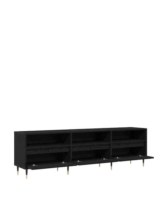 TV-Ständer Schwarze Eiche M150xT30xH44.5cm