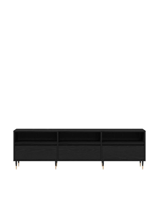 TV-Ständer Schwarze Eiche M150xT30xH44.5cm