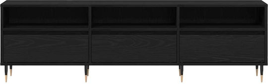 TV-Ständer Schwarze Eiche M150xT30xH44.5cm