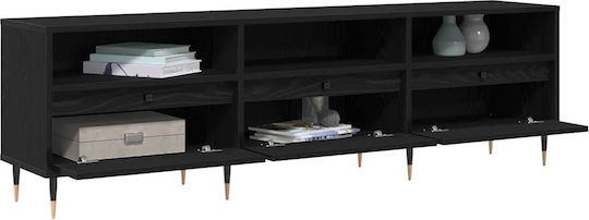 TV-Ständer Schwarze Eiche M150xT30xH44.5cm