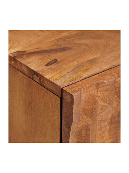 Nachttische Solid mango wood 2Stück 40x33.5x46cm