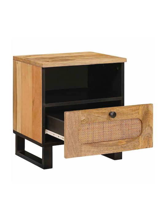 Комод Стъклен Solid mango wood 40x33x46см