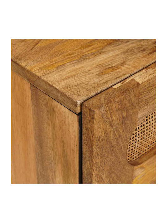 vidaXL Bedside Table Solid Mango Wood 50x33x60cm
